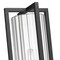 Z-Lite Aura 1 Light Outdoor Post Mounted Fixture, 9in. W x 99.5in. H, Black 5013PHBR-5012P-BK - alternate 2